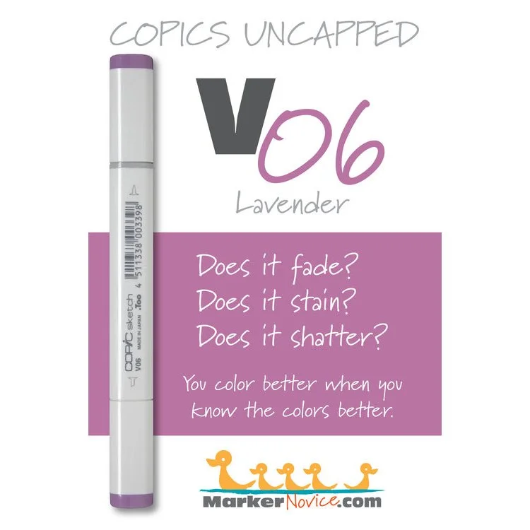 V06 - Copic Sketch Marker Lavender — Violeta Ink